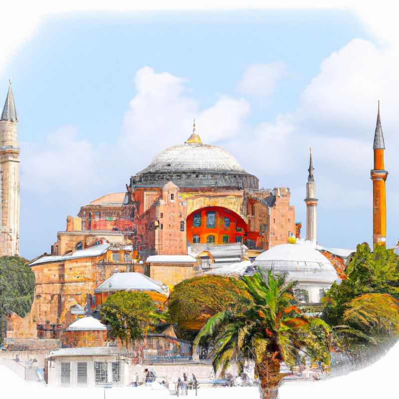 Deux couples flânent dans les rues animées d'Istanbul, en Turquie, émerveillés par la splendeur printanière de la Mosquée bleue, symbole emblématique de la ville. Ils profitent de leur voyage d'une semaine pour explorer la riche histoire et la culture de cette ville fascinante.