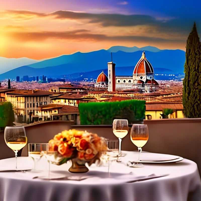 Flânerie Romantique sur le Ponte Vecchio : En Costume d'Époque, à l'Automne