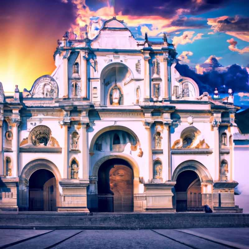 Two couples immersed in the vibrant charm of Antigua Guatemala, Guatemala, during their extended 3-week winter sojourn, captivated by its colonial architecture and colorful streets.