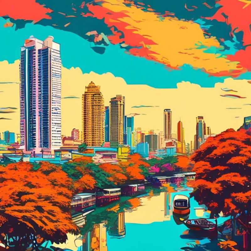 Three intrepid Weekend Traveler couples immersed in the vibrant street life of Bangkok, Thailand, discovering the city's captivating blend of ancient and modern during their 3-week autumn adventure.