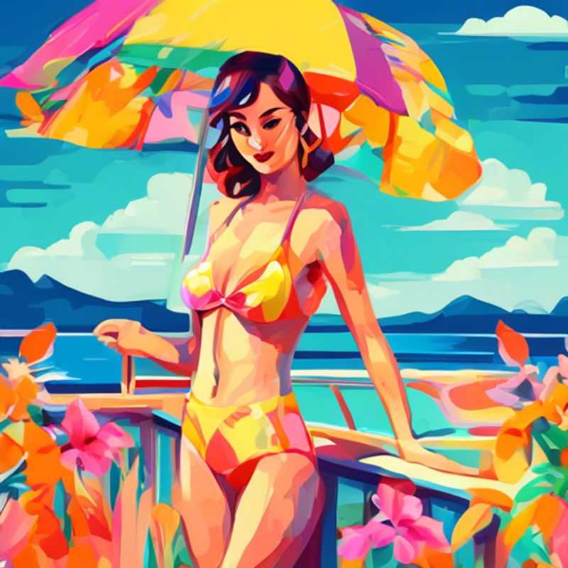 Un choix de maillots de bain colorés et élégants, prêts à vous accompagner vers le soleil et la plage.