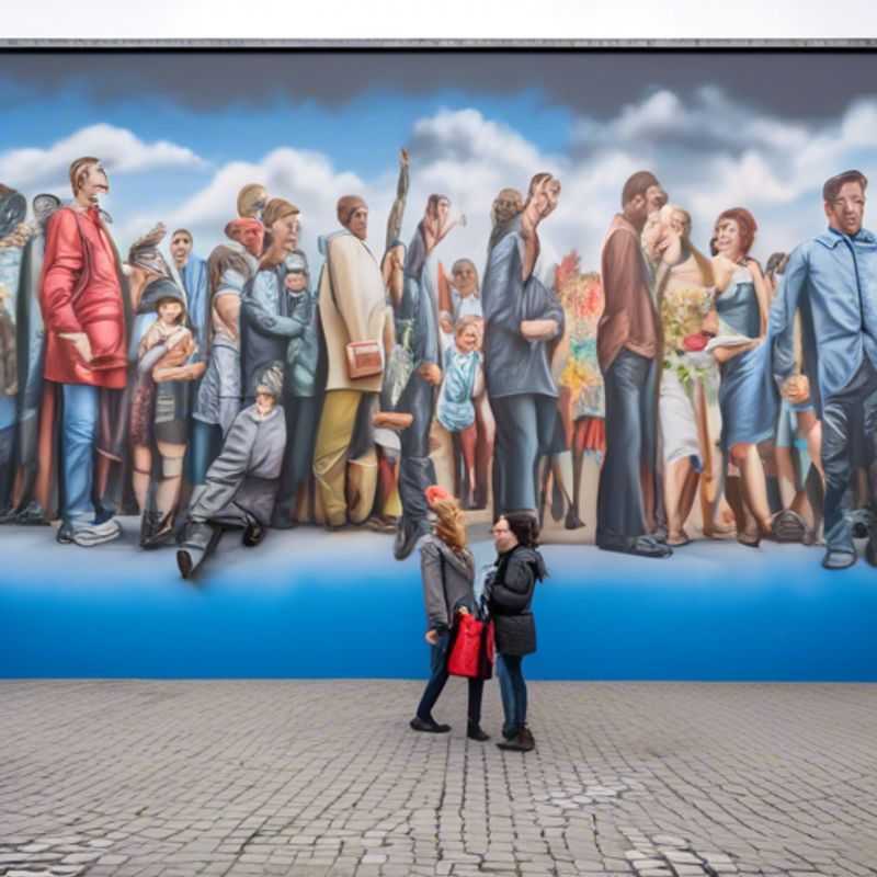 Three social media savvy couples immersed in the vibrant street art and lively cafe culture of Berlin, Germany, capturing the essence of this dynamic city during their 3-day summer adventure.