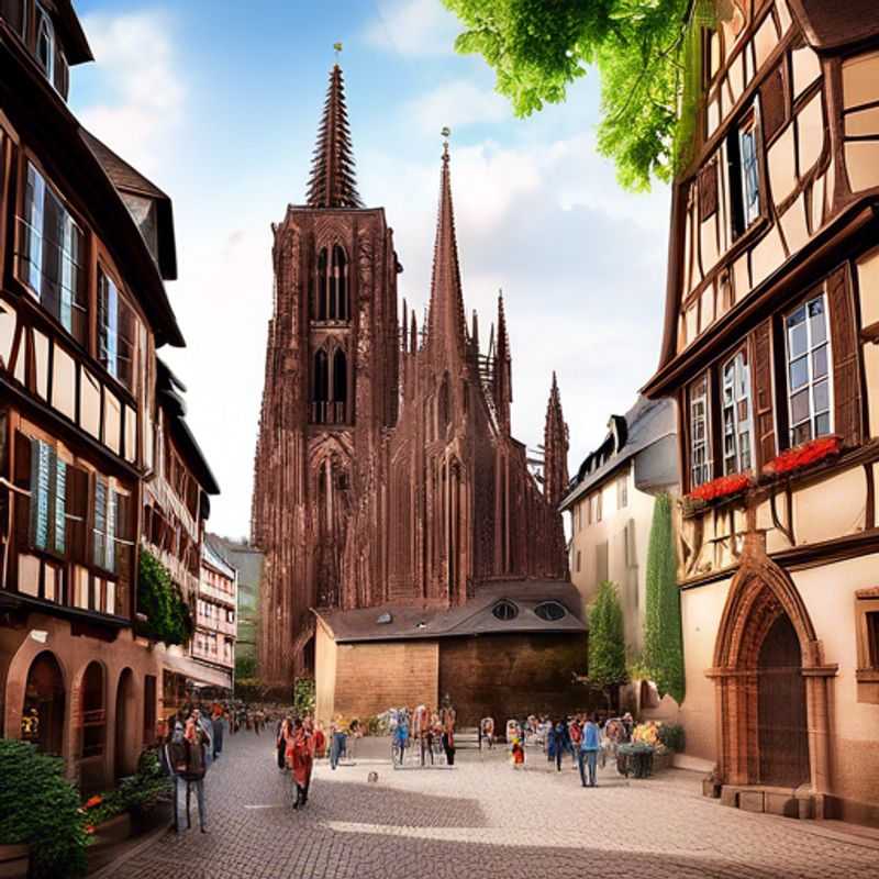 Le Weekend Traveler, un couple aventureux, explore les charmes pittoresques de Strasbourg, en France, pendant une semaine automnale. Les couleurs vives des feuilles d'automne contrastent avec les bâtiments historiques de la ville, créant une ambiance magique.