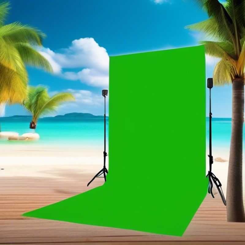 Un écran vert portable pour des appels vidéo de qualité professionnelle, idéal pour les créateurs de contenu, les influenceurs et les professionnels en télétravail.