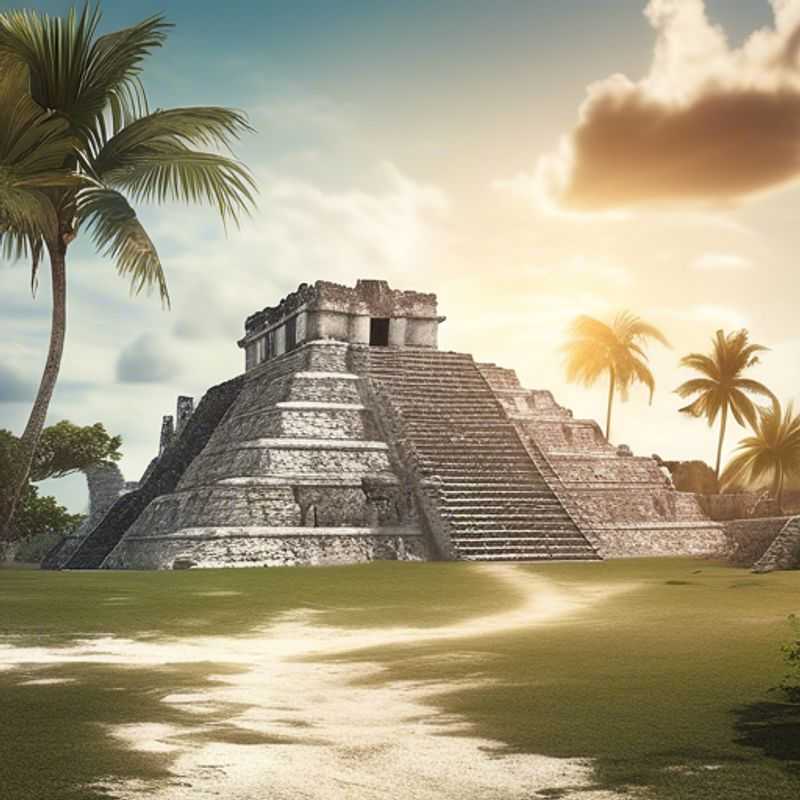 Trois couples profitant du soleil d'hiver et de la plage immaculée de Cancun, Mexique, pendant une semaine de détente et de découverte.