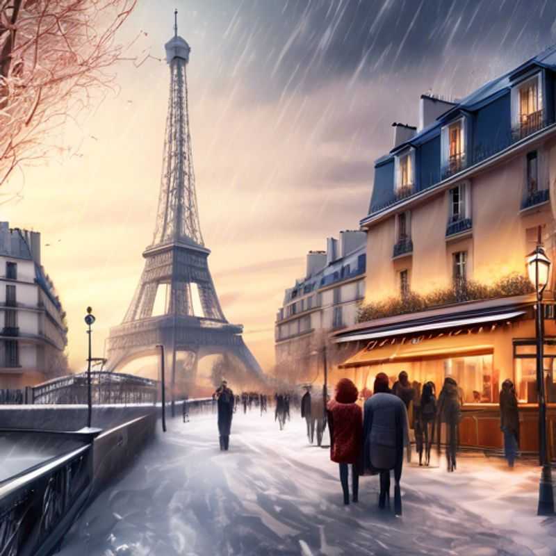 A solitary figure strolls along the Seine, bathed in the soft, golden glow of Parisian street lamps, a testament to the magic of solo travel in the heart of winter. This is Paris, captured in a moment of quiet contemplation, inviting the long-term traveler to discover its hidden gems and stories.