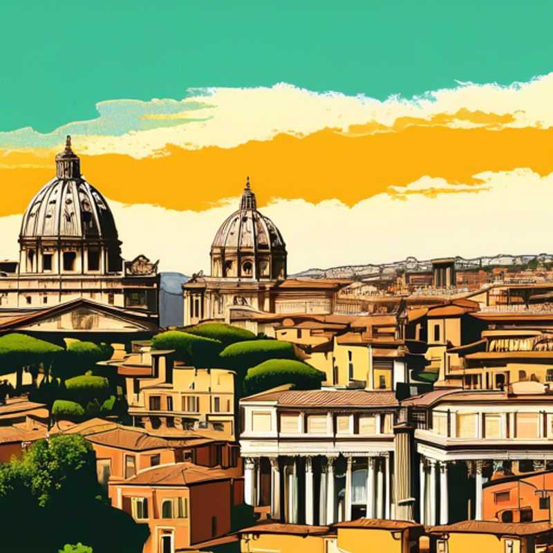 Un couple, les Long-Term Travelers, savourent une journée ensoleillée à Rome, illuminés par la beauté de la ville éternelle et la majesté du Colisée. Un voyage de 24 heures riche en émotions et en découvertes.