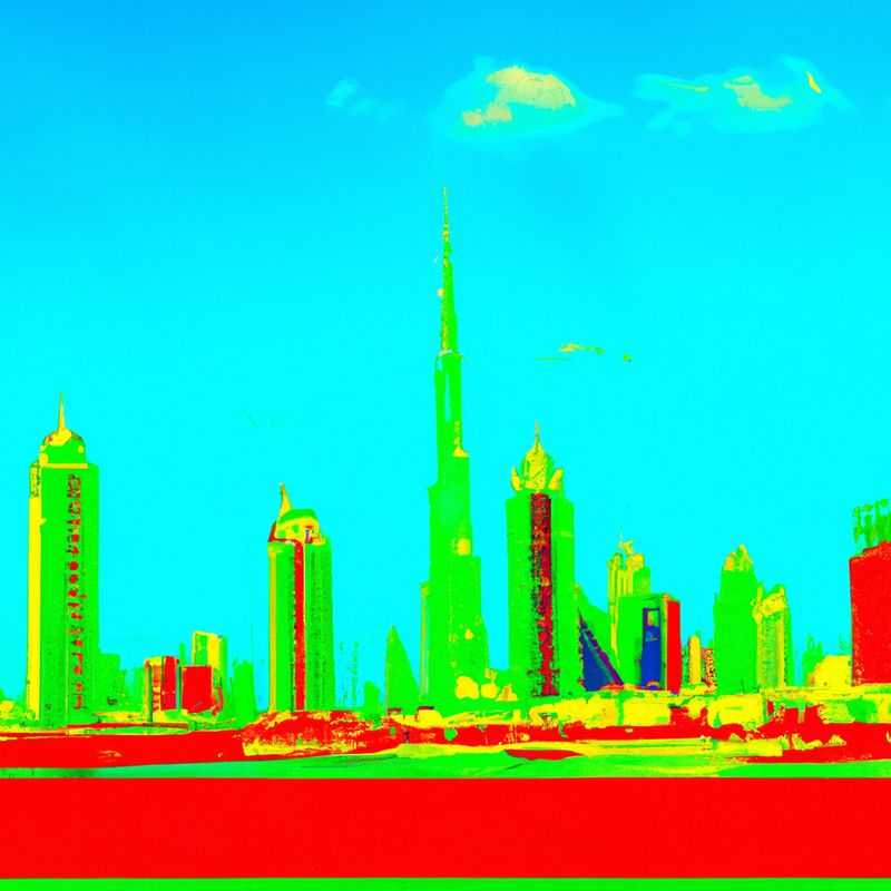 Trois couples profitant de l'horizon emblématique de Dubaï, aux Émirats arabes unis, avec l'emblématique Burj Khalifa illuminant le ciel nocturne, lors de leur escapade estivale de 4 jours.