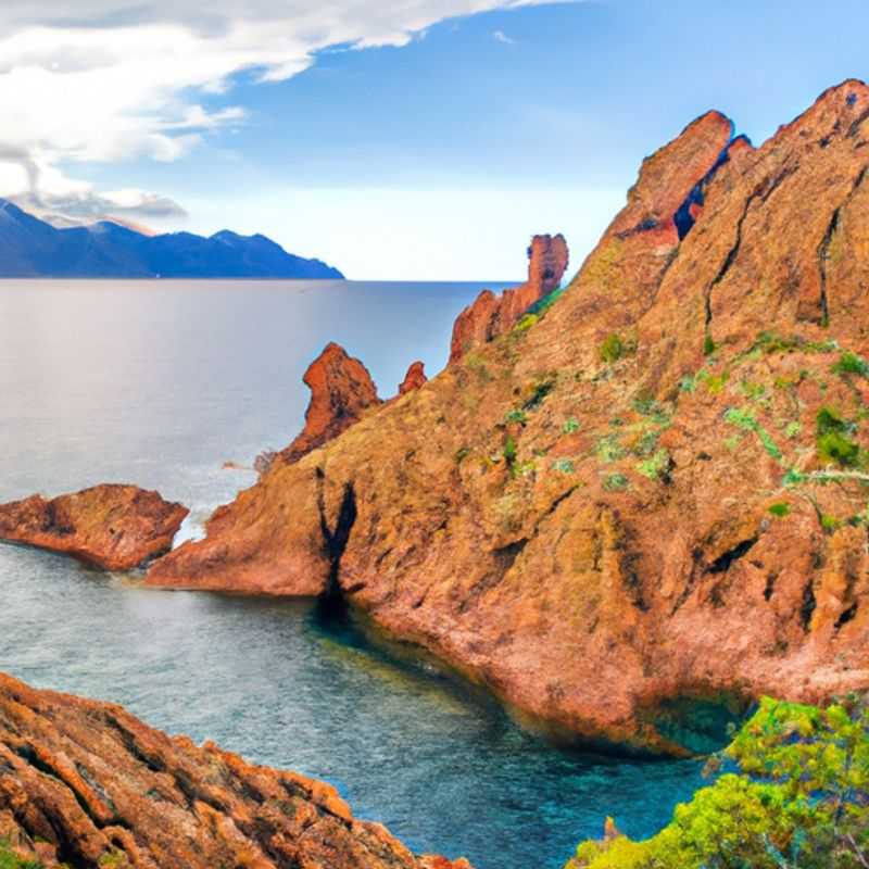 Une excursion en bateau inoubliable dans les Calanques de Piana dans la réserve naturelle de Scandola en Corse au printemps