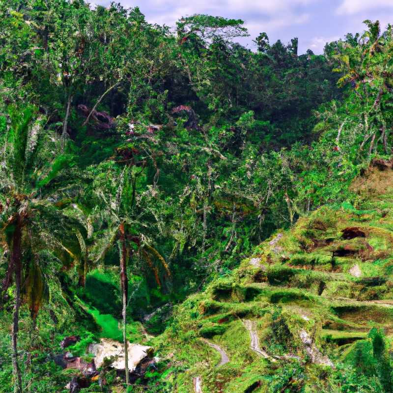 Three couples immersed in the serene beauty of Bali, Indonesia, surrounded by lush greenery and vibrant culture, embarking on a 4-day spring adventure.