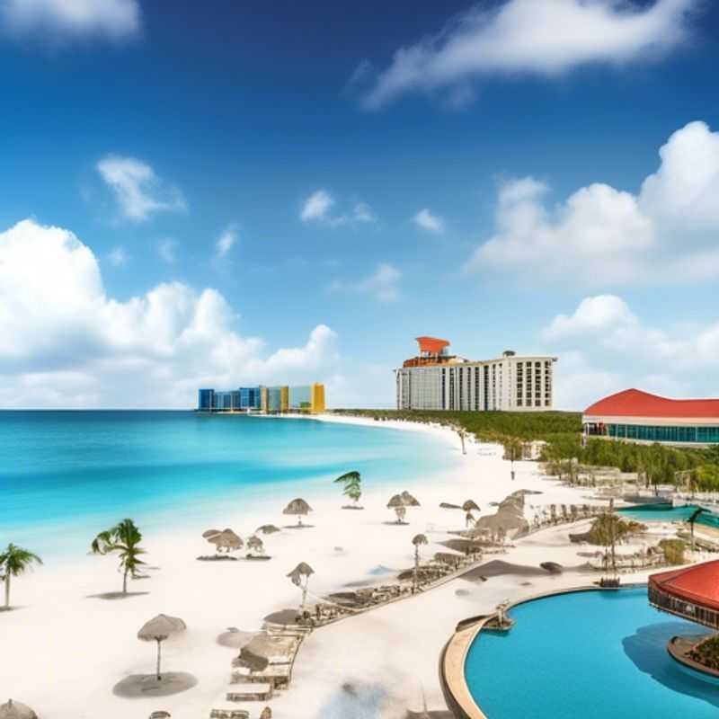 Détendre-vous sur le sable blanc de Playa Delfines à Cancun : Un hiver au paradis mexicain