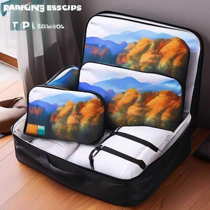 Des cubes d'emballage de compression pour un voyage organisé, permettant de maximiser l'espace dans votre valise.