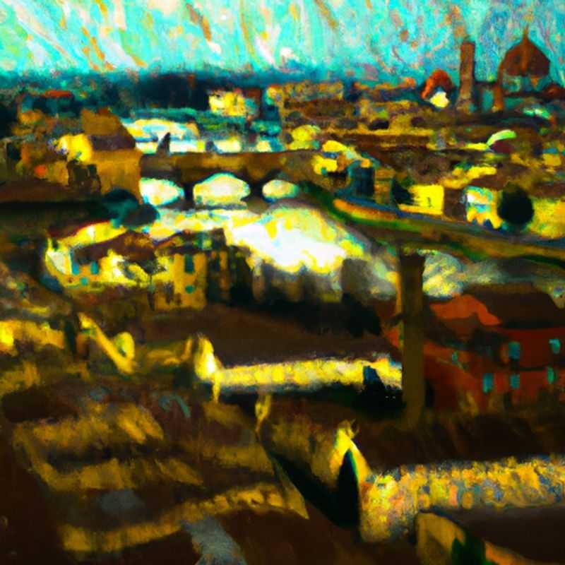 Tre coppie si godono la bellezza senza tempo di Firenze, Italia, passeggiando sul Ponte Vecchio innevato, un gioiello architettonico che attraversa il fiume Arno, durante la loro fuga invernale di 2 settimane.
