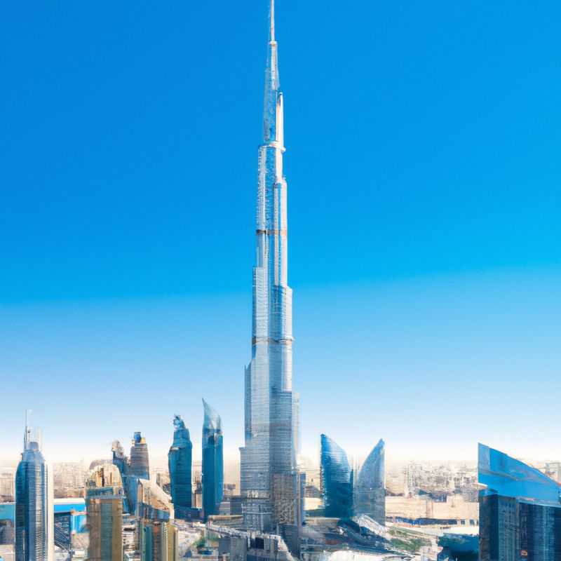 Visite de la Burj Khalifa à Dubaï durant l'été