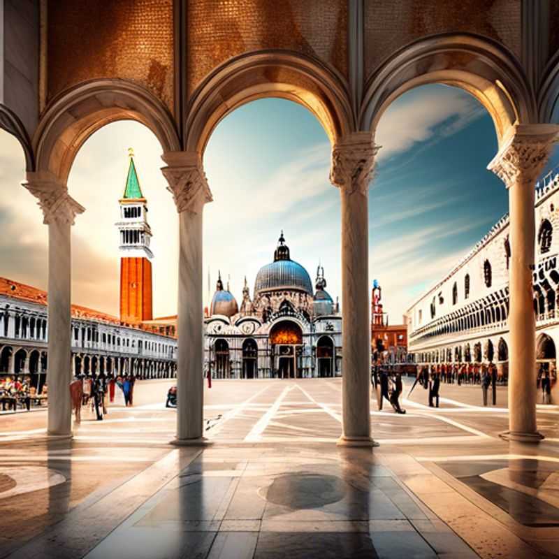 The Cultural Explorers soak in the winter magic of Venice, Italy, as they wander through the enchanting canals and historic bridges, with the iconic Rialto Bridge framed by the serene winter sky.