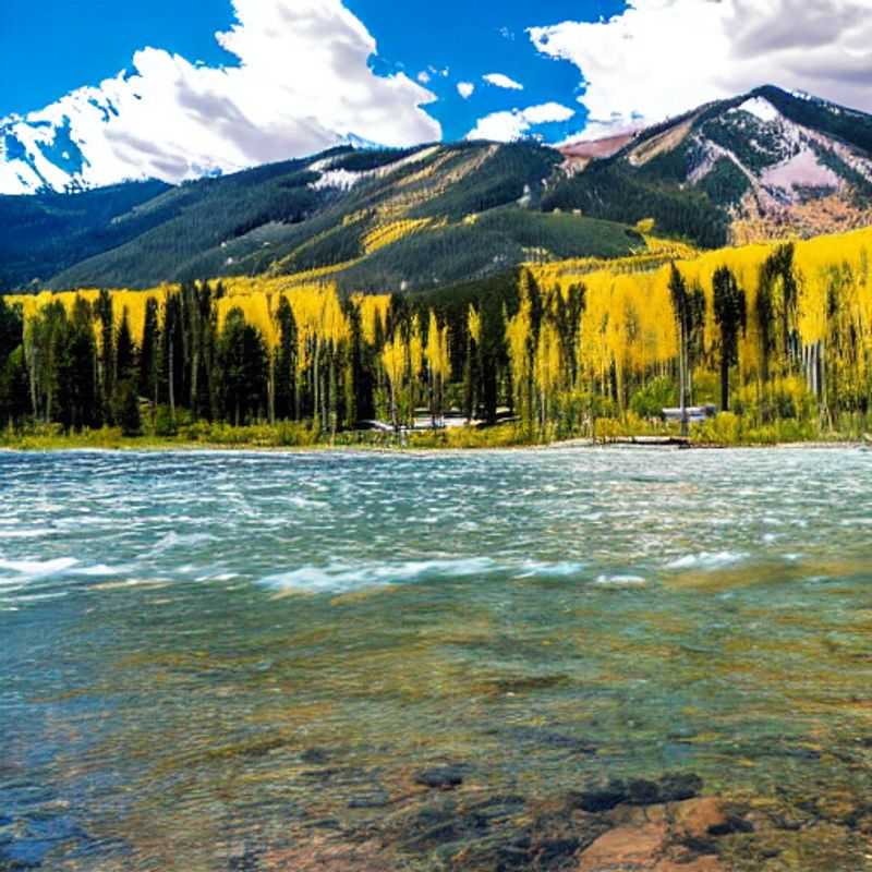 Aspen, Colorado au printemps : des paysages enneigés majestueux.