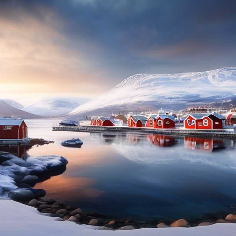 Tromsø : Vue imprenable sur la ville depuis le Fjellheisen en hiver