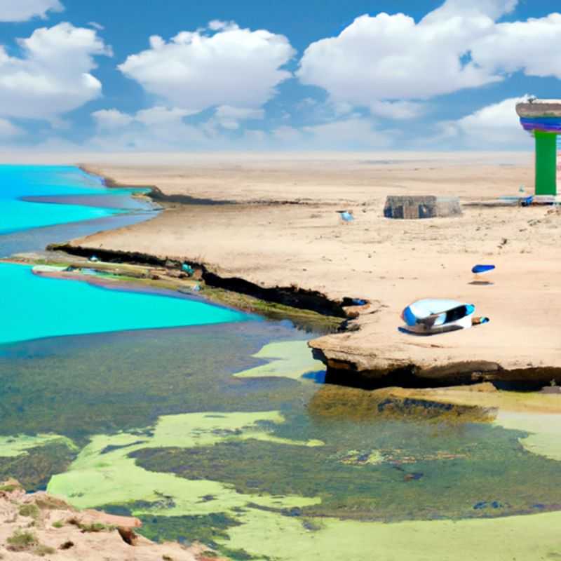 Un voyageur solitaire se prélasse sur les sables blancs immaculés de la plage de Mahmya, sur l'île de Giftun, en Égypte, profitant de la sérénité de l'aube printanière lors de son escapade de 24 heures.