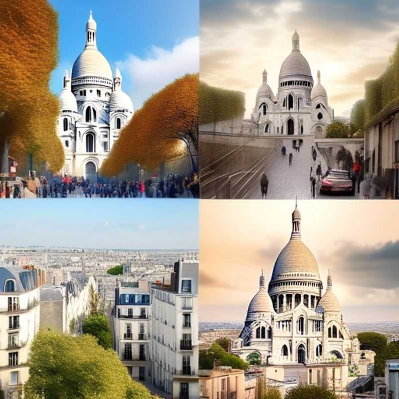 Aventure parisienne : Montmartre, Sacré-Cœur et une touche de magie estivale