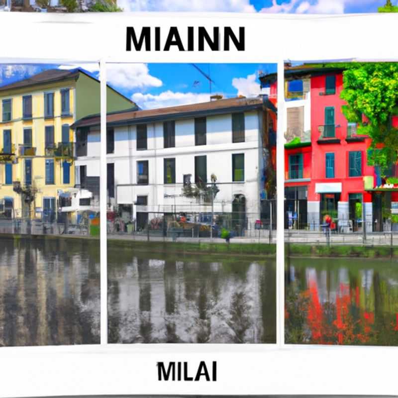 Visite culinaire de rue dans le quartier de Brera à Milan, Italie, en plein été