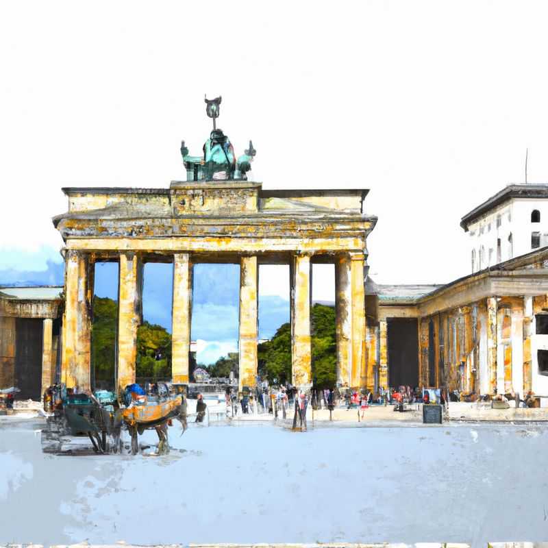 Three couples embarking on an unforgettable 5-day summer adventure in Berlin, Germany, marveling at the iconic Brandenburg Gate, a symbol of resilience and unity amidst the city's vibrant tapestry of history and culture.