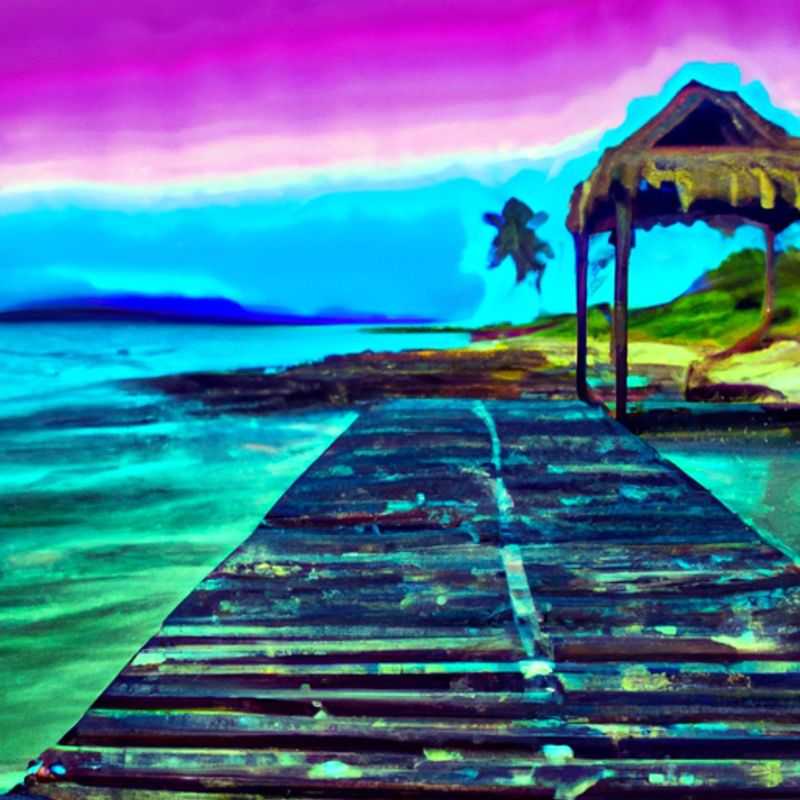 A couple strolls along the pristine white-sand beach of Roatán, Honduras, their footprints the only disturbance in the tranquility of the turquoise waters, as they embark on their idyllic 2-week fall getaway.