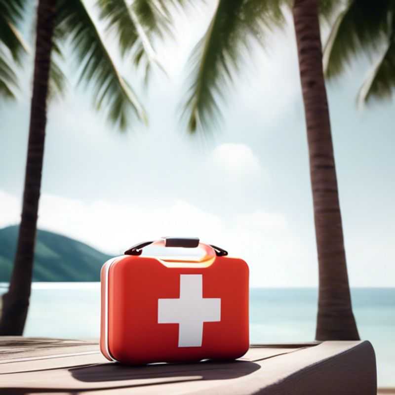 A well-stocked first aid kit, ready to handle minor injuries and emergencies, with essential supplies like bandages, antiseptic wipes, and pain relievers.