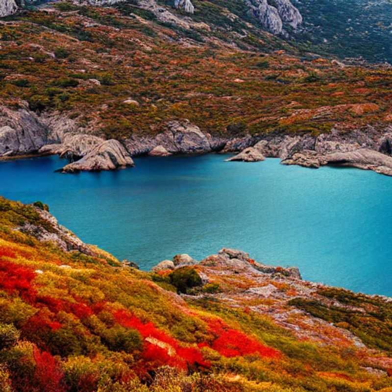 Réserve Naturelle de Scandola en Corse, baignée de soleil printanier.