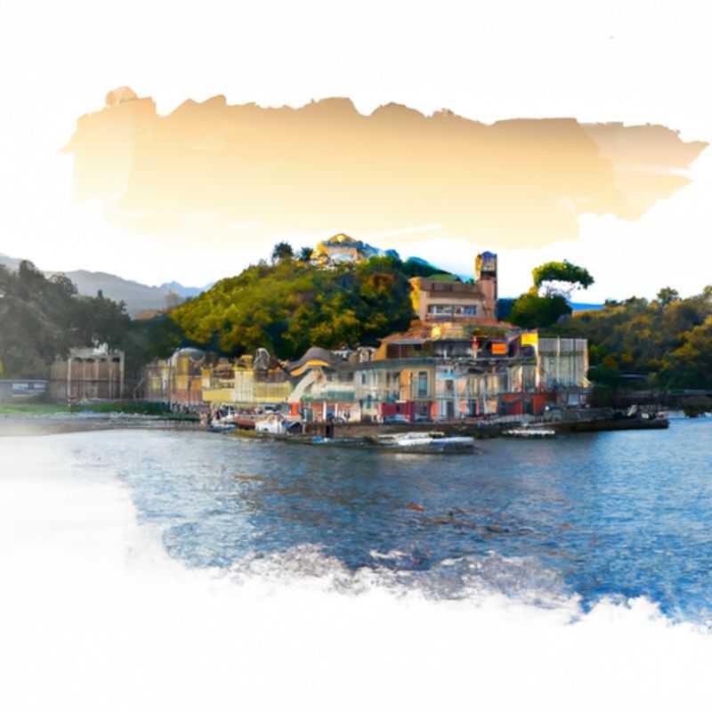 A family of four bundled up against the winter chill, strolling along the enchanting harbor of Portofino, Italy, during their two-week winter getaway. The vibrant buildings and glistening waters provide a picturesque backdrop for their family adventure.