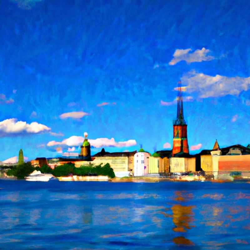 A family with delighted children explores the vibrant streets of Stockholm, Sweden, during their extended 3-week summer sojourn, immersing themselves in the city's charm and creating unforgettable memories.