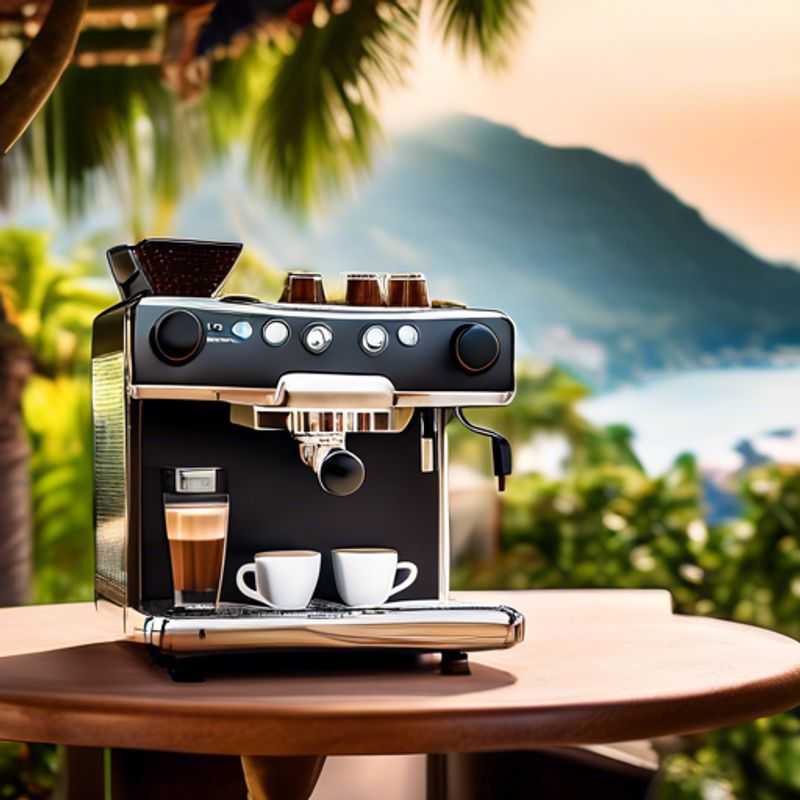 Une machine à expresso portable, idéale pour déguster un café fraîchement préparé où que vous soyez.