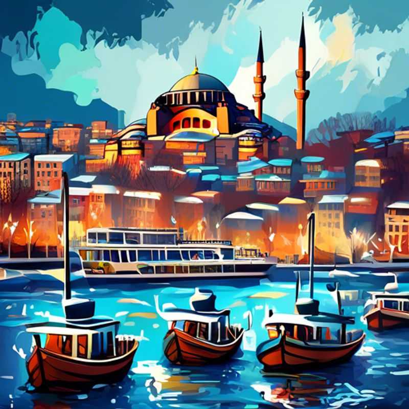 Three couples, known as The Social Media Travelers, pose against the majestic backdrop of the Hagia Sophia in Istanbul, Turkey, capturing the city's vibrant energy during a whirlwind 24-hour winter adventure.