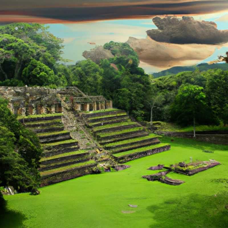 Un couple explore les ruines antiques de Copán, au Honduras, un site maya envoûtant niché au cœur d'une forêt tropicale luxuriante lors de leur escapade estivale de deux semaines.