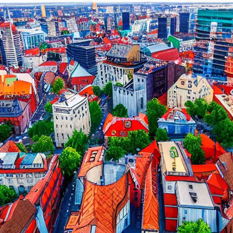 Riga, Lettonie, ensoleillée au printemps : bâtiments Art Nouveau et ambiance vibrante.
