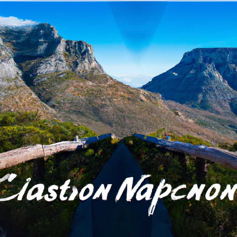 A solitary traveler stands on the edge of the Atlantic Ocean, gazing out at the iconic silhouette of Table Mountain shrouded in winter mist, embarking on a 24-hour adventure in Cape Town, South Africa.