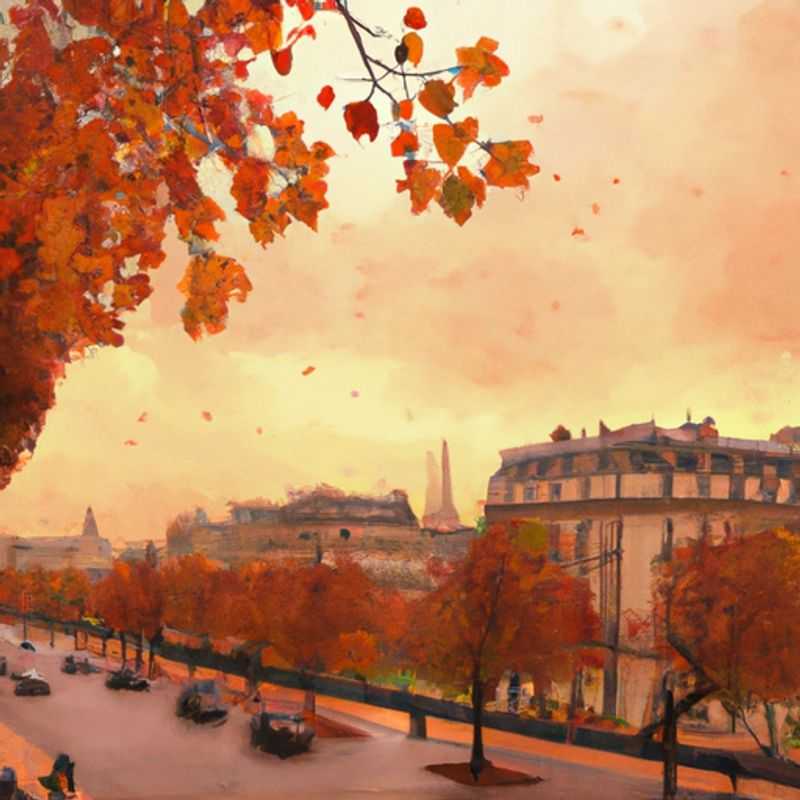 Trois couples profitant de l'automne parisien, flânant le long des quais de Seine et admirant la splendeur architecturale de la ville Lumière.