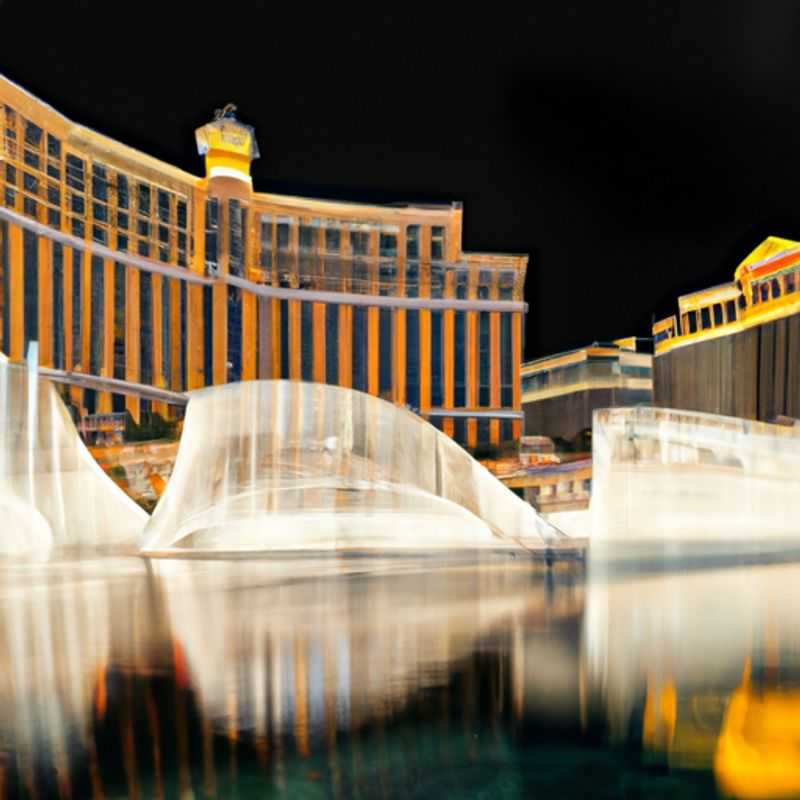 A lone traveler stands amidst the dazzling lights and towering casinos of Las Vegas Boulevard, embarking on a two-week solo adventure in the vibrant heart of Sin City during the electrifying spring season.