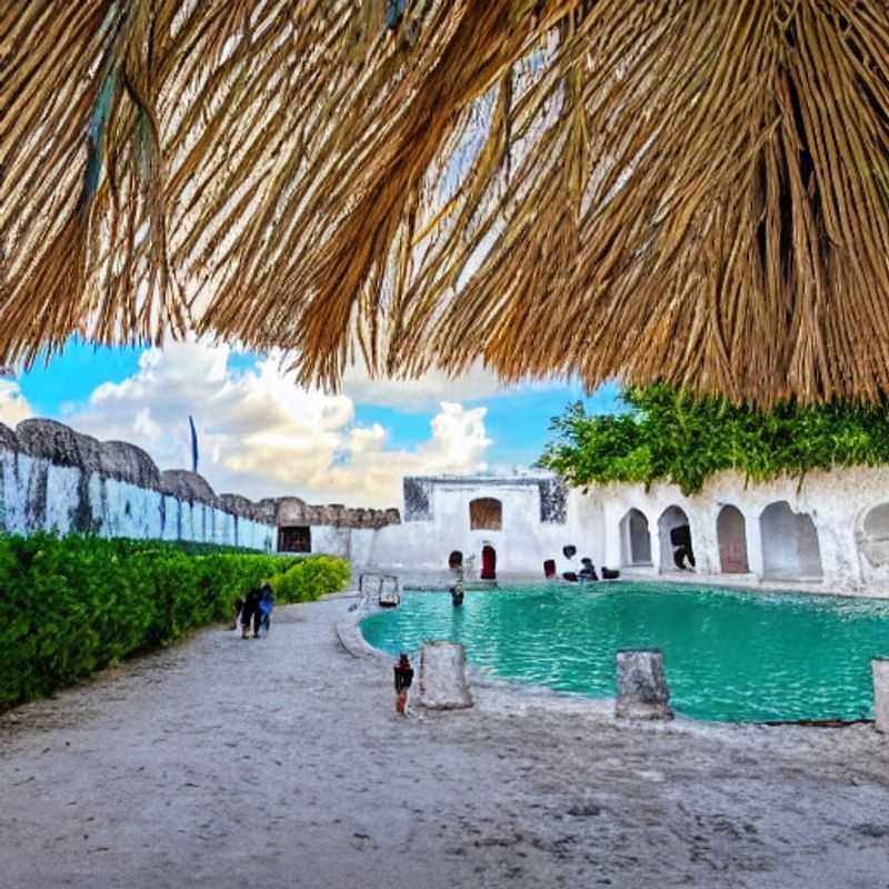 Izamal, Mexique: maisons jaunes vibrantes sous le soleil printanier.