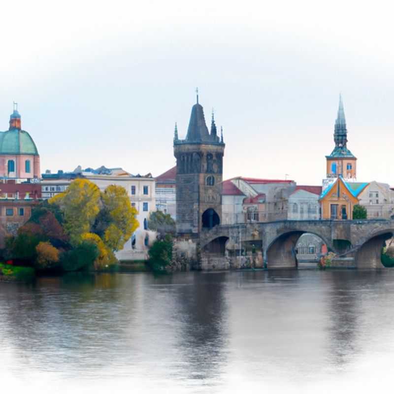 Visite du château de Prague en automne à Prague, République tchèque