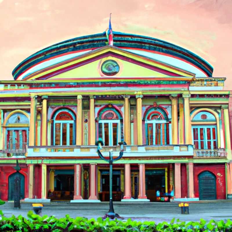 Un voyageur solitaire flânant dans les rues animées de San José, la capitale du Costa Rica, au cœur du printemps, découvrant la vibrante culture et la beauté naturelle de cette ville.