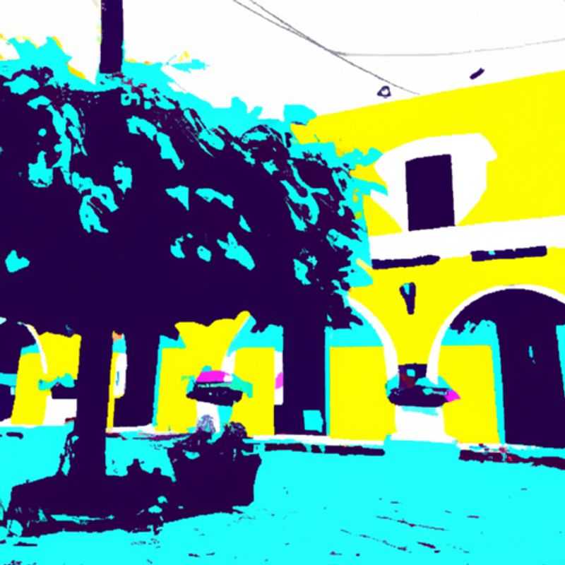 A family with children explores the enchanting streets of Izamal, Mexico, adorned with vibrant yellow buildings and horse-drawn carriages, during their delightful 3-day spring adventure.