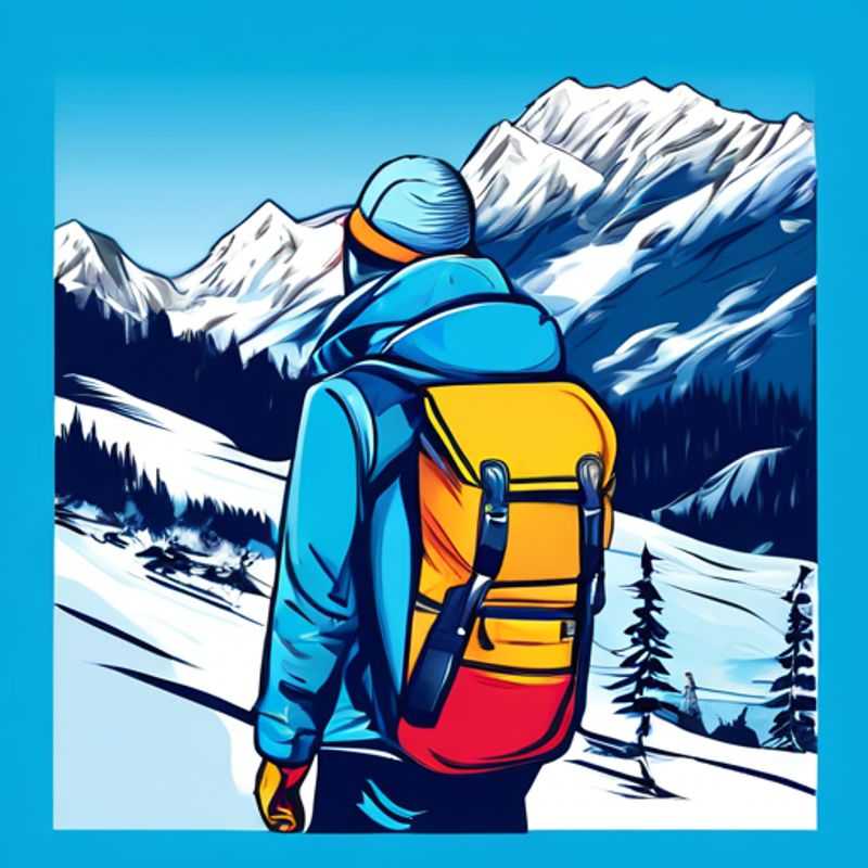 A close-up shot of a stylish and functional daypack or backpack, ready for adventure.