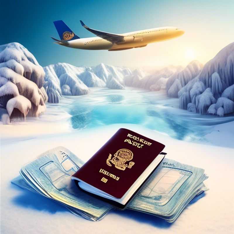 A close-up shot of a passport and various visas, highlighting the essential travel documents for exploring the world.
