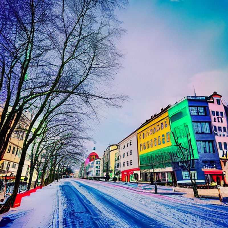 Francfort, Allemagne, au printemps : une image montrant l'ambiance printanière de la ville, idéale pour un séjour de vacances.