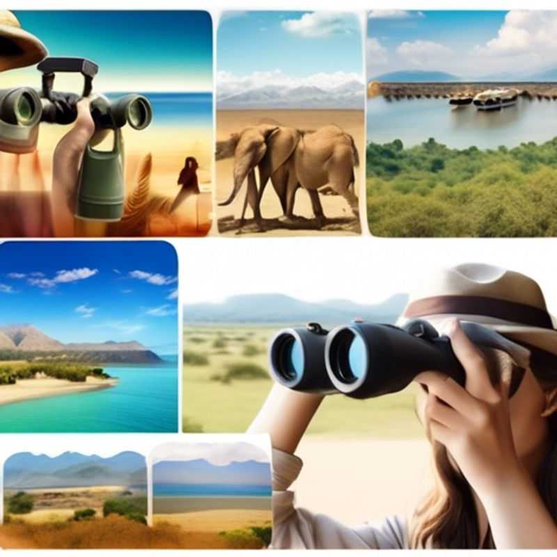 Jumelles de haute qualité pour des vues panoramiques ou des safaris, prêtes à révéler la beauté cachée du monde.