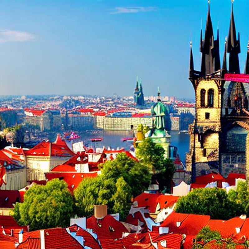 Prague au printemps: Charme médiéval et ambiance printanière. (Prague in Spring: Medieval charm and spring atmosphere.)