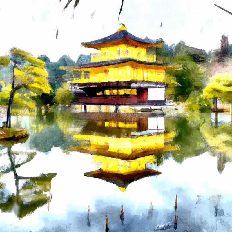 Visite du temple Kinkaku-ji sous la neige