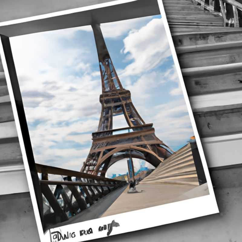 Deux couples profitant de la beauté printanière de la Tour Eiffel, symbole emblématique de Paris, lors de leur escapade de 2 semaines dans la capitale française.