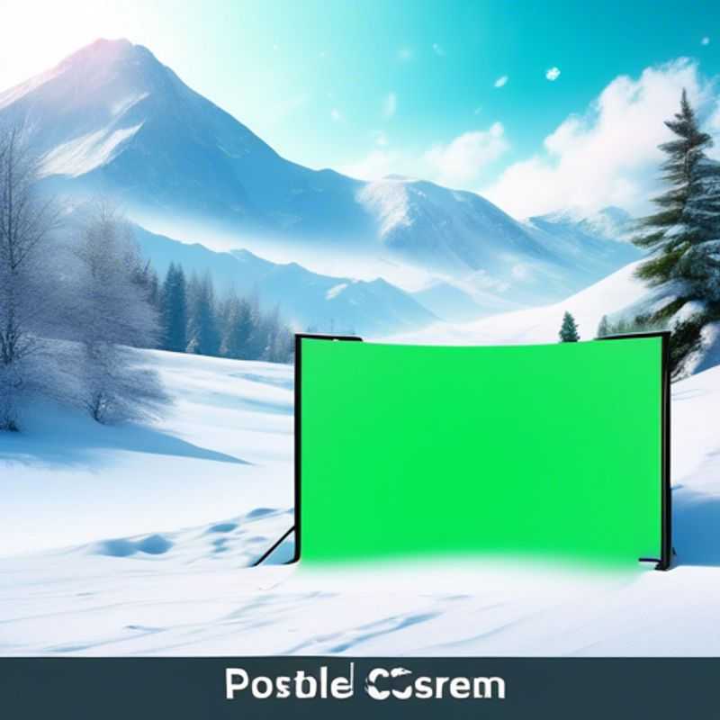 Un écran vert portable pour des appels vidéo de qualité professionnelle, idéal pour les créateurs de contenu, les influenceurs et les professionnels en télétravail.