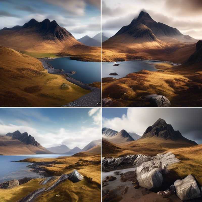A lone traveler stands on the windswept cliffs of the Isle of Skye, Scotland, taking in the dramatic beauty of the rugged landscape and feeling the invigorating chill of a coolcation under a sky filled with swirling clouds.
